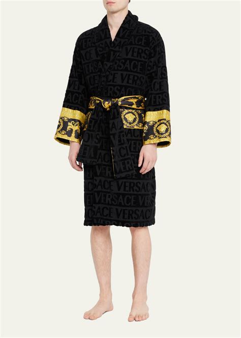 Versace unisex barocco sleeve robe